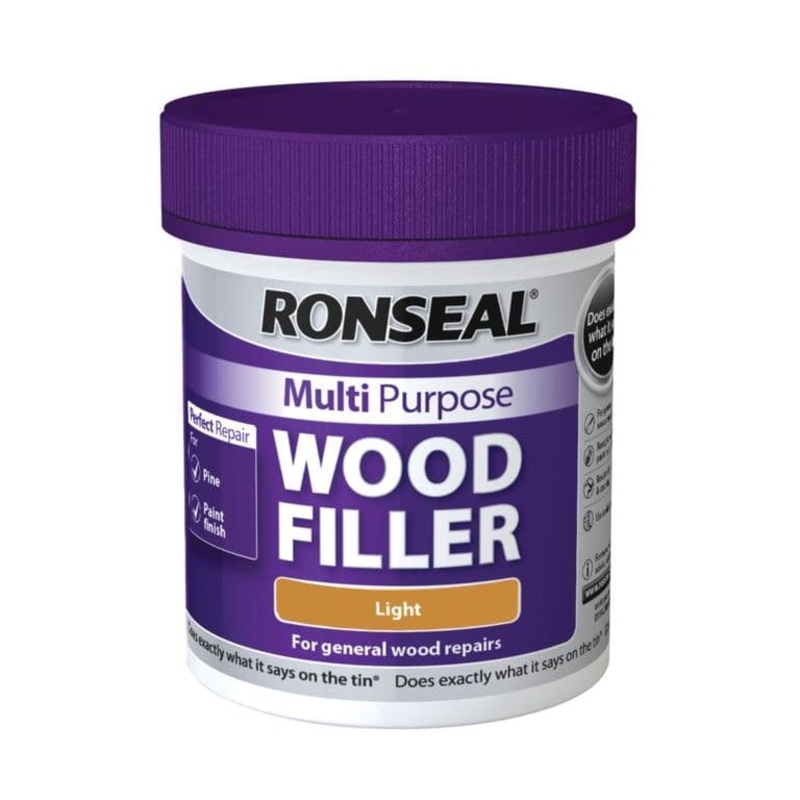 Ronseal Multi Purpose Wood Filler 250g – Light