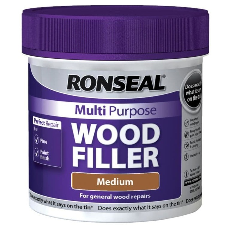 Ronseal Multi Purpose Wood Filler 465g – Medium