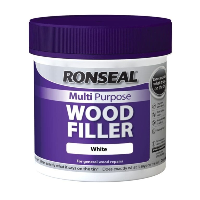 Ronseal Multi Purpose Wood Filler 465g – White