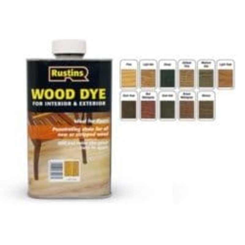Rustins Interior & Exterior Wood Dye 250ml – Antique Pine