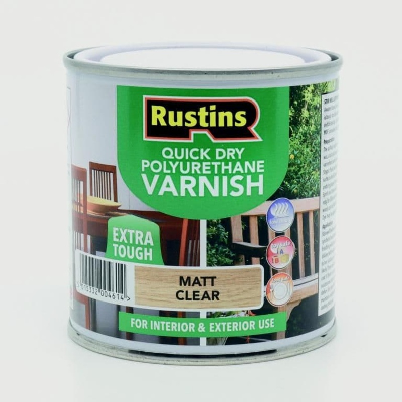 Rustins Polyurethane Matt Varnish – 250ml