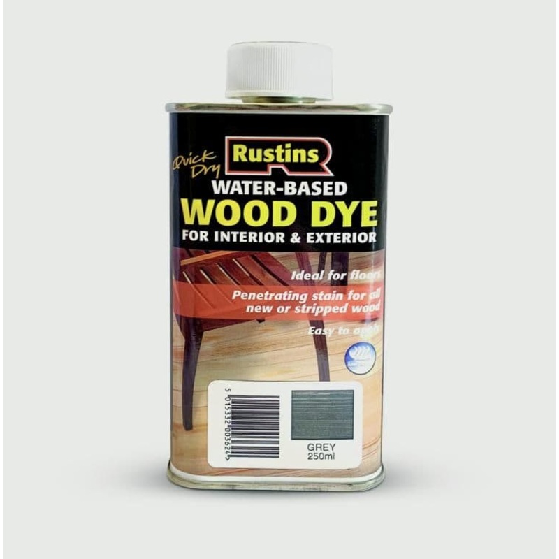 Rustins Quick Dry Wood Dye 250ml – Grey