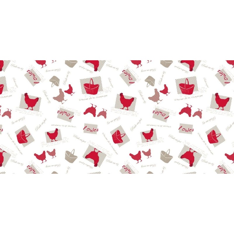 d-c-fix Food Safe Tablecloth – Chicken Farm – 20m Roll x 140cm