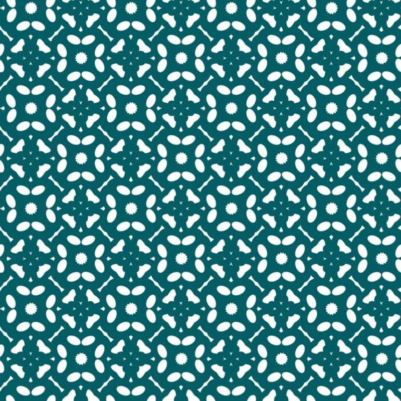 d-c-fix Food Safe Tablecloth – Flowers Petrol – 20m Roll x 140cm