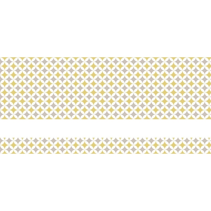 d-c-fix Monte Carlo Tablecloth – Amera Grey & Yellow – 20m Roll x 140cm