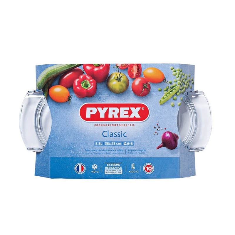 Pyrex Classic Oval Casserole – 4.5L