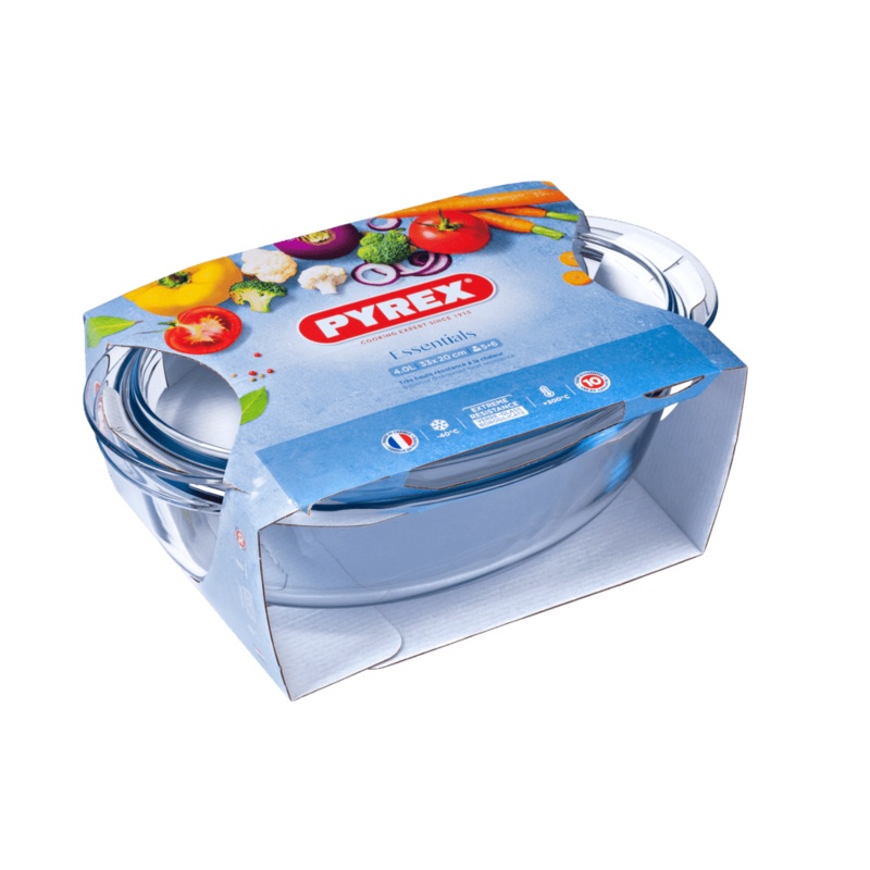 Pyrex Essentials Oval Casserole – 4L