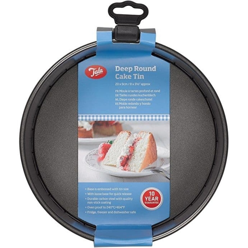 Tala Deep Cake Tin Loose Base – 20cm