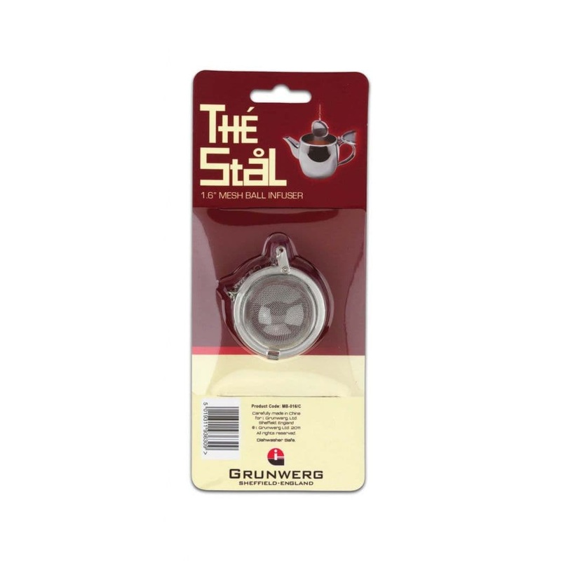 Grunwerg 1.6 Mesh Ball Tea Infuser Carded