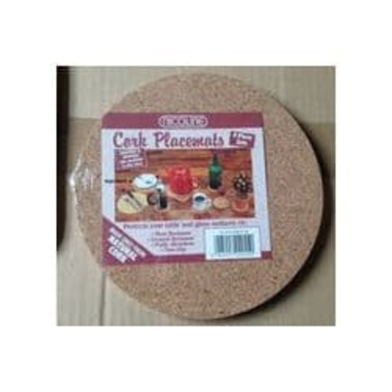 Nicoline Round Cork Placemats – 20cm diameter
