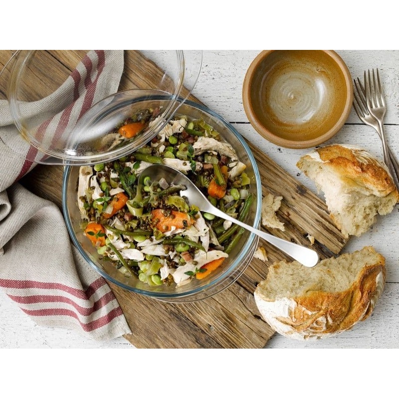 Pyrex Round Casserole Set – 2 Piece