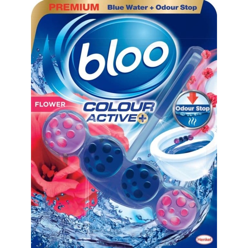 Bloo Colour Active Toilet Rim Block – Flower