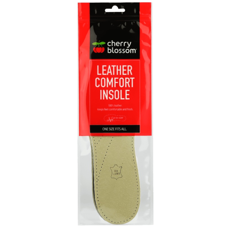 Cherry Blossom Leather Comfort Insole