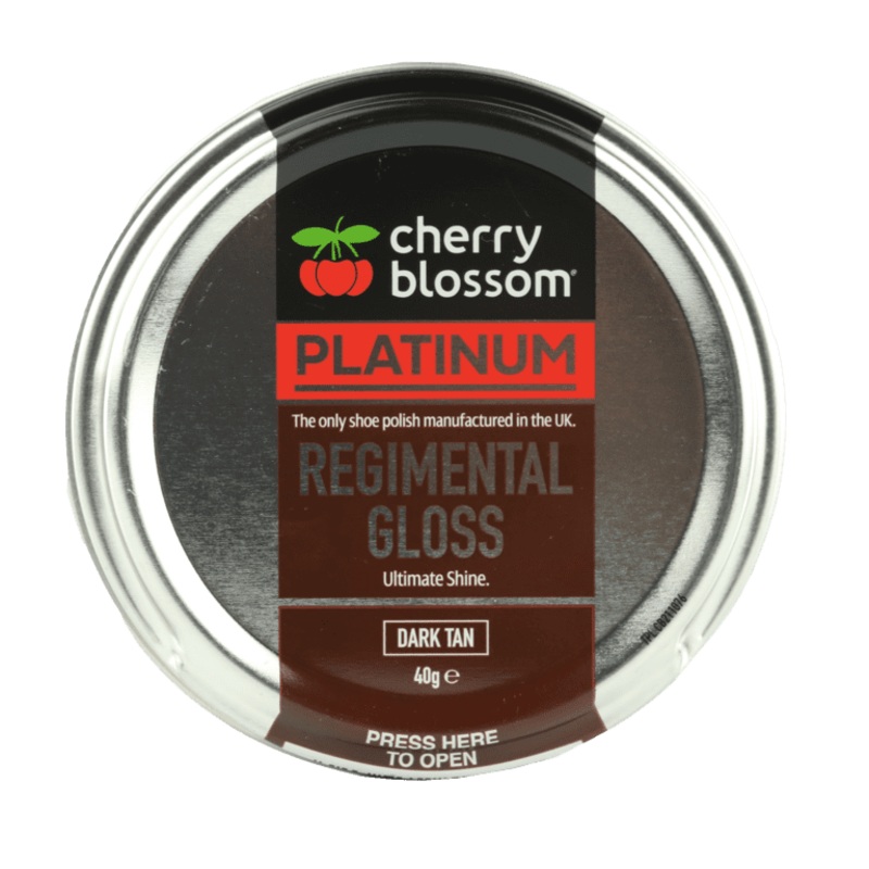 Cherry Blossom Regimental Gloss – Dark Tan 40g