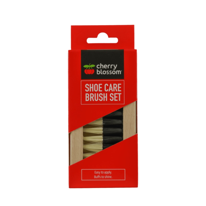 Cherry Blossom Shoe Care Brush Set