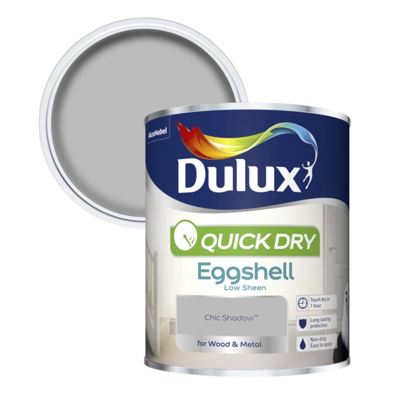 Dulux Quick Dry Eggshell 750ml – Chic Shadow