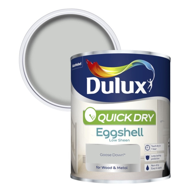 Dulux Quick Dry Eggshell 750ml – Goose Down
