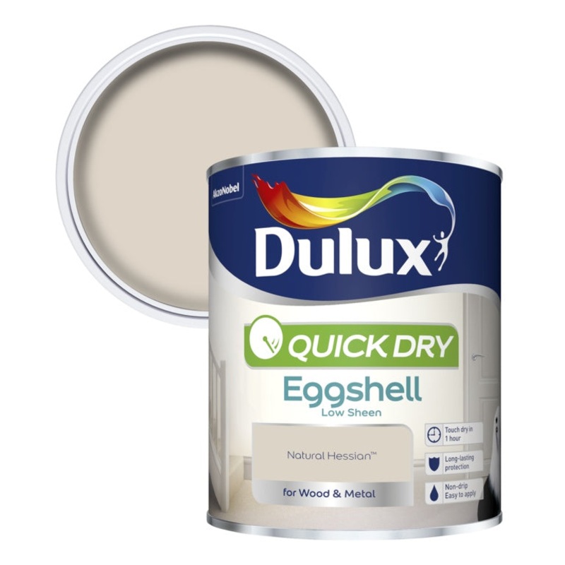 Dulux Quick Dry Eggshell 750ml – Natural Hessian