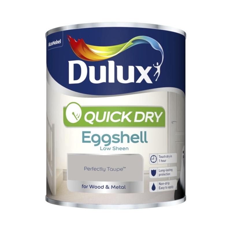 Dulux Quick Dry Eggshell 750ml – Perfectly Taupe