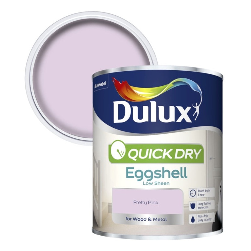 Dulux Quick Dry Eggshell 750ml – Pretty Pink