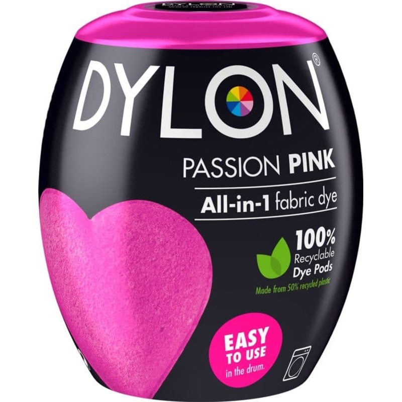 Dylon All in 1 Fabric Dye – Passion Pink