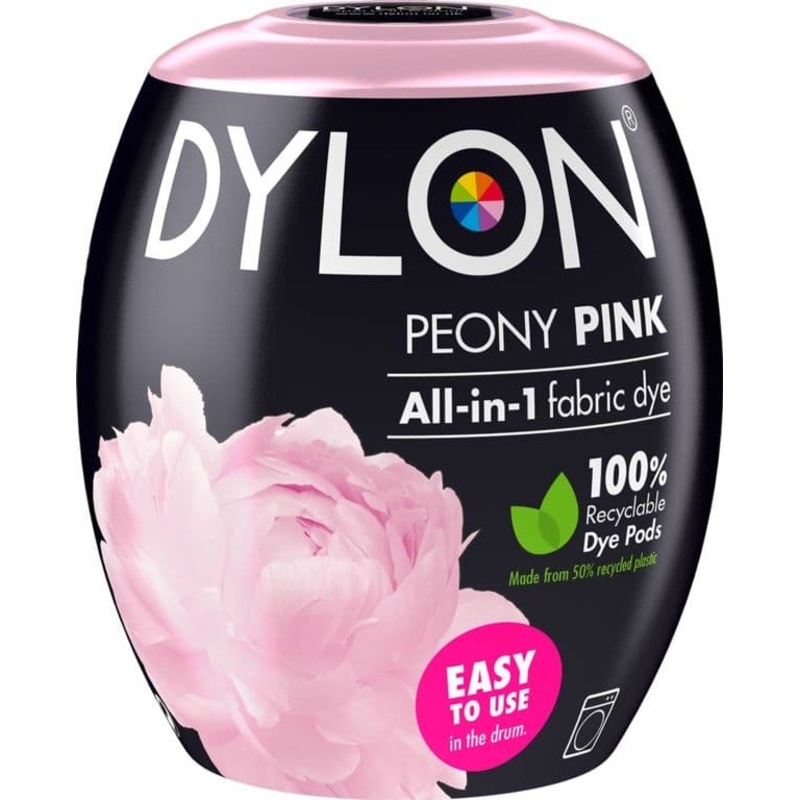 Dylon All in 1 Fabric Dye – Peony Pink