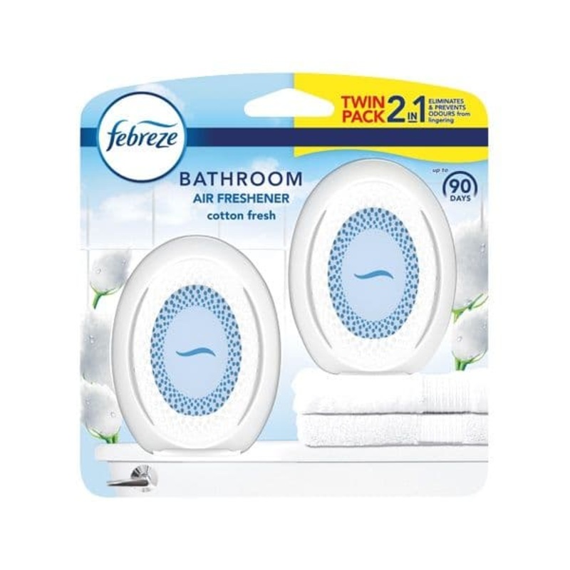 Febreze Bathroom Air Freshener Cotton – Twin Pack