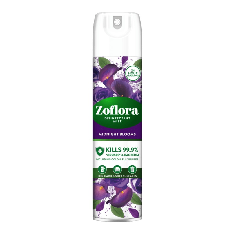 Zoflora Disinfectant Mist Aerosol – 300ml Midnight Blooms