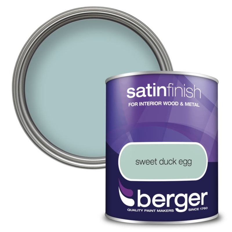 Berger Satin Finish 750ml – Sweet Duck Egg