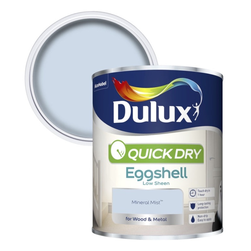 Dulux Quick Dry Eggshell 750ml – Mineral Mist