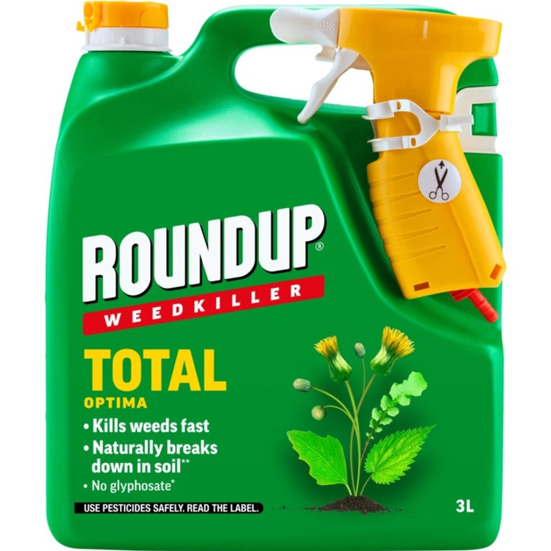 Roundup Total Optima Weedkiller – 3L RTU