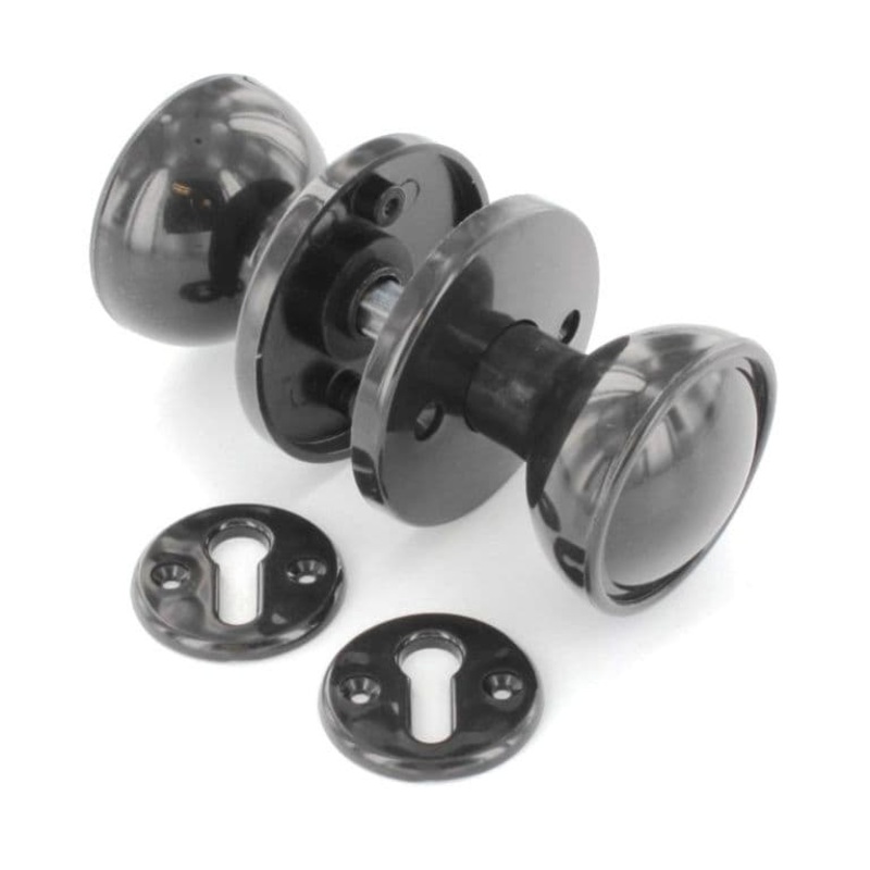 Securit Plastic Mortice Knob Set Brown – 60mm