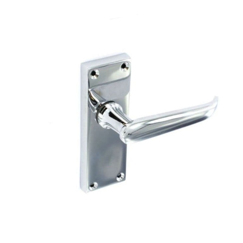 Securit Victorian Chrome Latch Handles (Pair) – 120mm