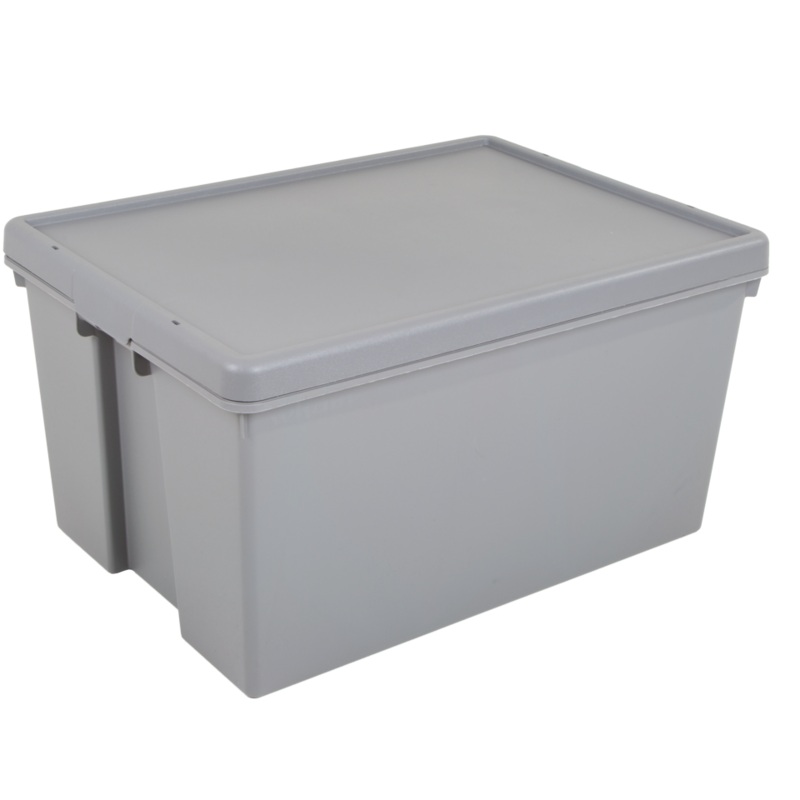 Wham 100% Upcycled Heavy Duty Box & Lid – 62L Various