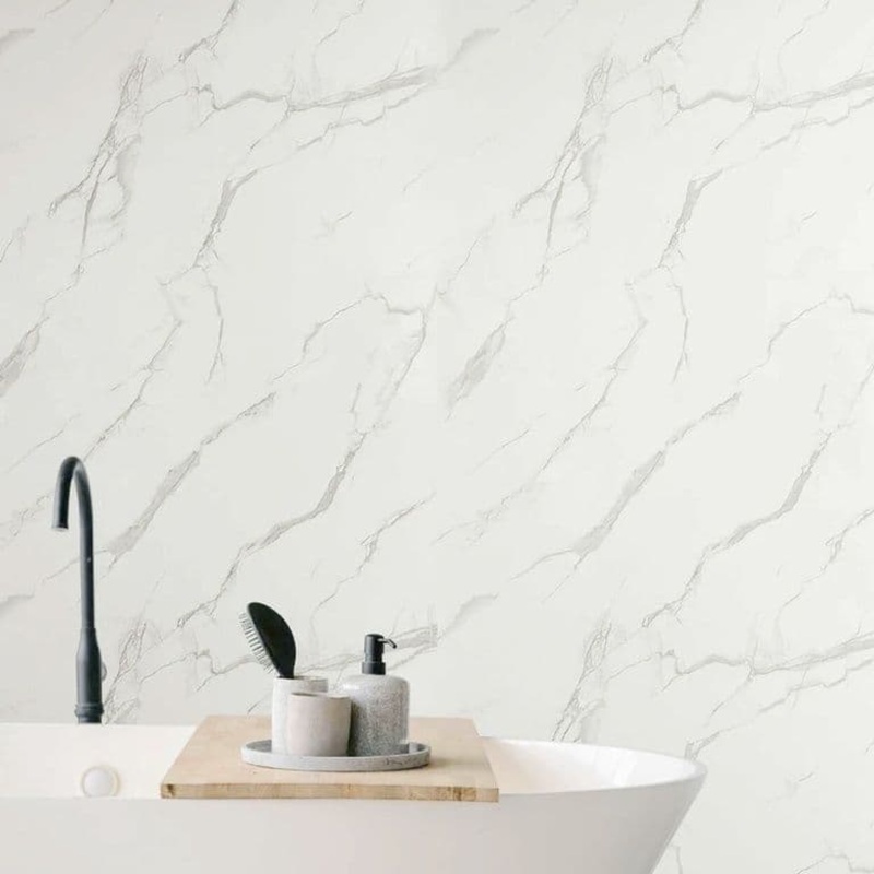 Giavani Carrera Marble Matt Wall Panel – 2.4 x 1m