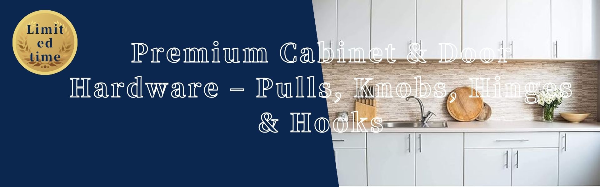 Premium Cabinet & Door Hardware – Pulls, Knobs, Hinges & Hooks